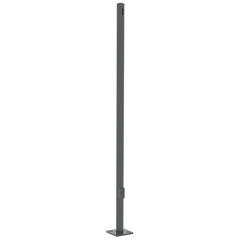 RSSA Round Straight Steel Anchor Based Pole — 10 to 30 ft